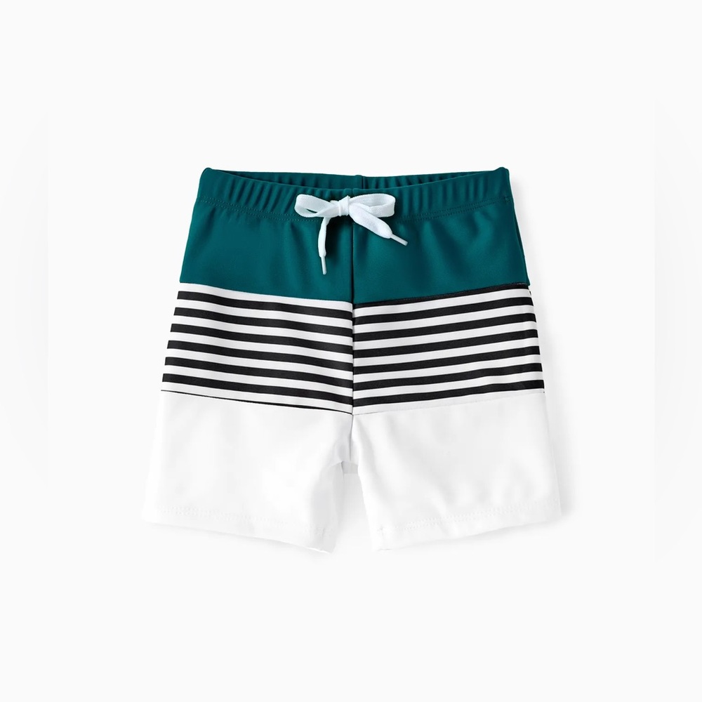 Colorblock Swim Trunks Shorts